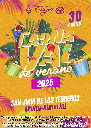 APERTURA PLAZO INSCRIPCION CARNAVAL DE VERANO 2025